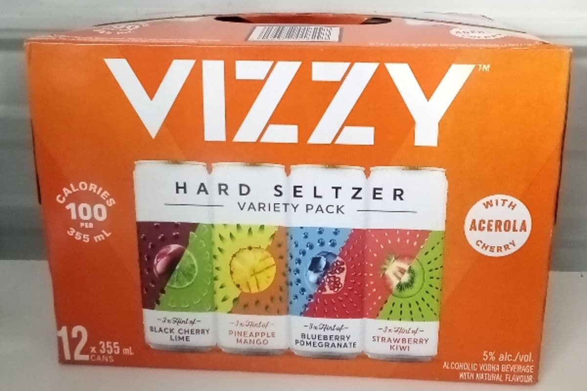 Vizzy Seltzer Variety (12x355ml Cans)