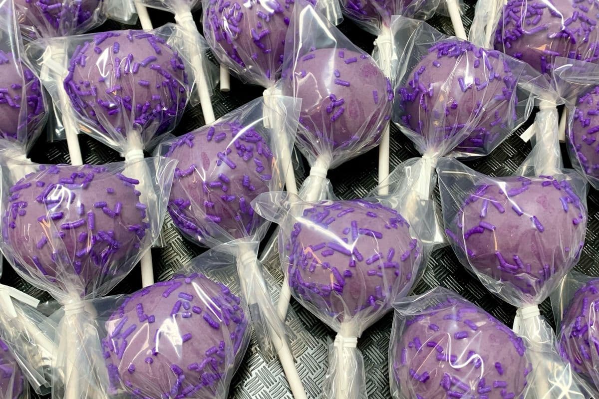 Ube Cake Pop