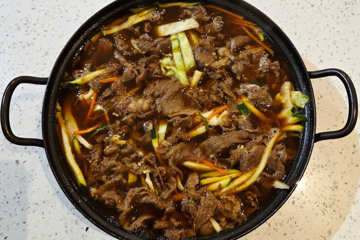 Marinated Beef Hotpot (Bulgogi Hotpot)