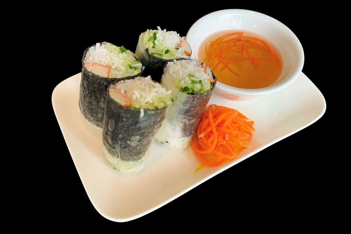 5D. Fresh spring rolls with imitation crab
