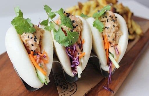 Thon épicé Bao Buns / Spicy Tuna Bao Buns / Spicy Tuna Bao Buns