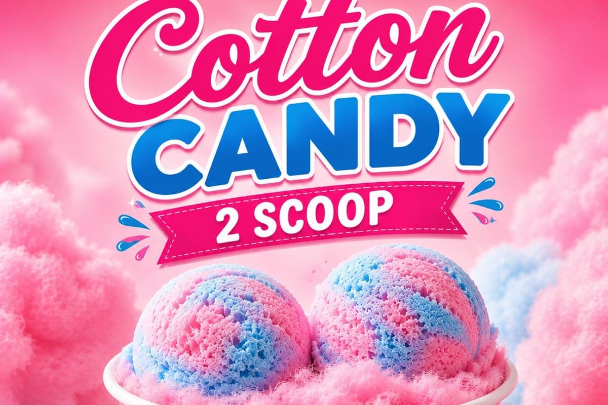 Cotton Candy 2 Scoop