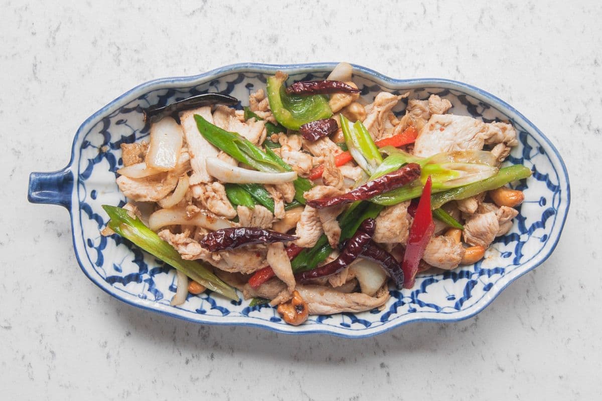 Toasted Cashew Chicken with Rice (Gai Phad Met Mamuang)