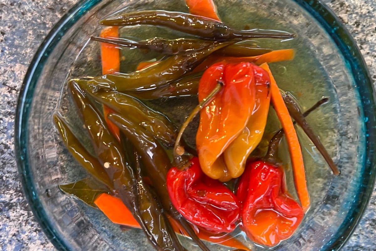 Large Pickled Habanero oil