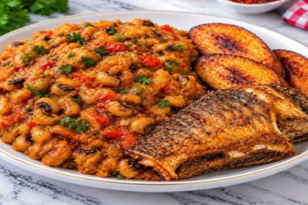 Beans Porridge and Plantain