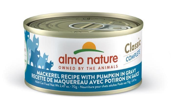 Almo Nature Complete Cat Food - Mackerel Recipe With Pumpkin In Gravy 70g