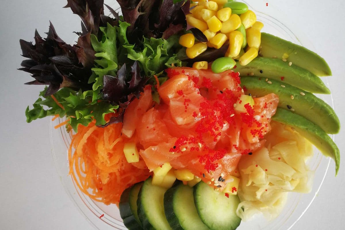 A1- poké au saumon / Salmon Poke