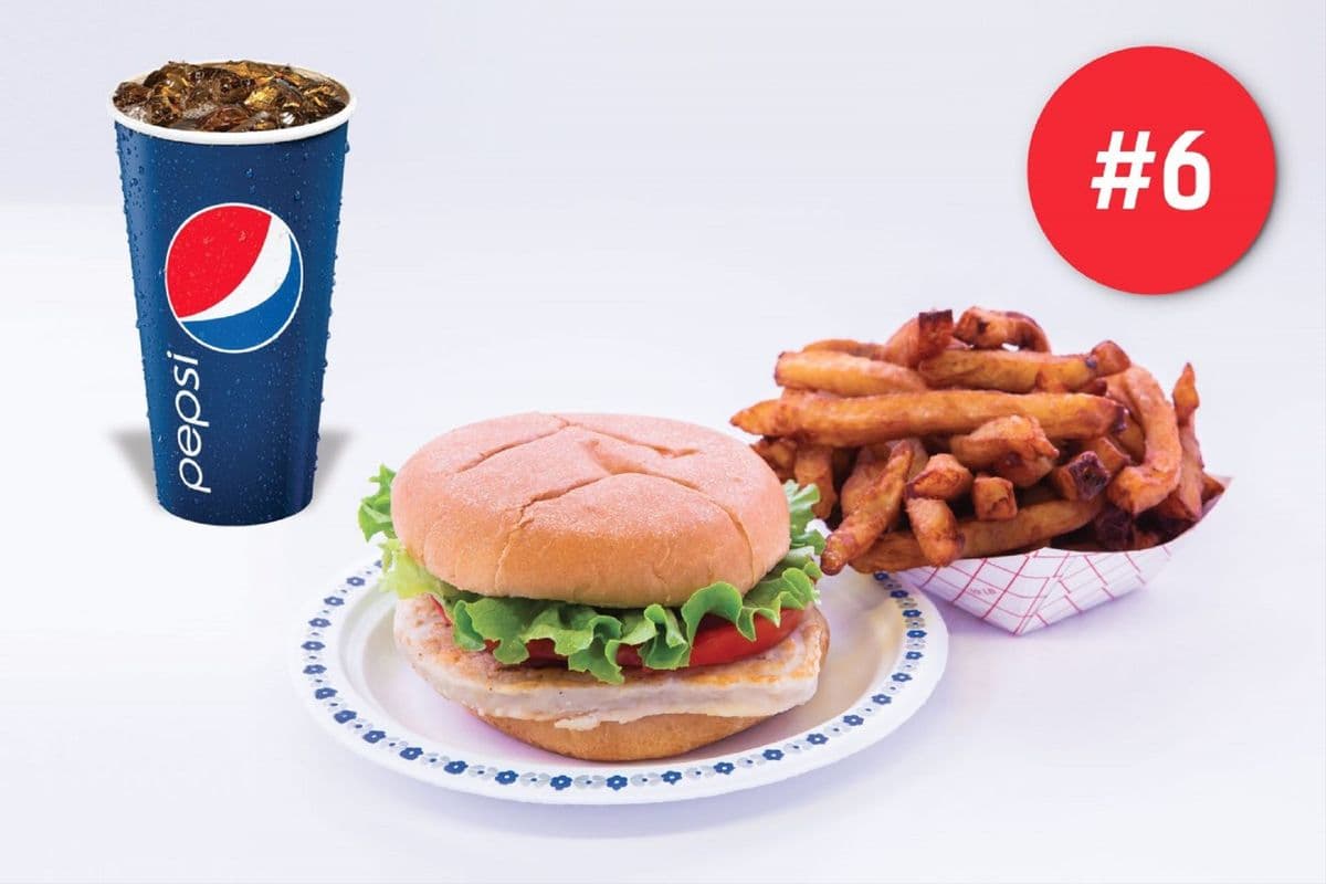#6. Burger de poulet grillé / #6. Grilled Chicken Burger