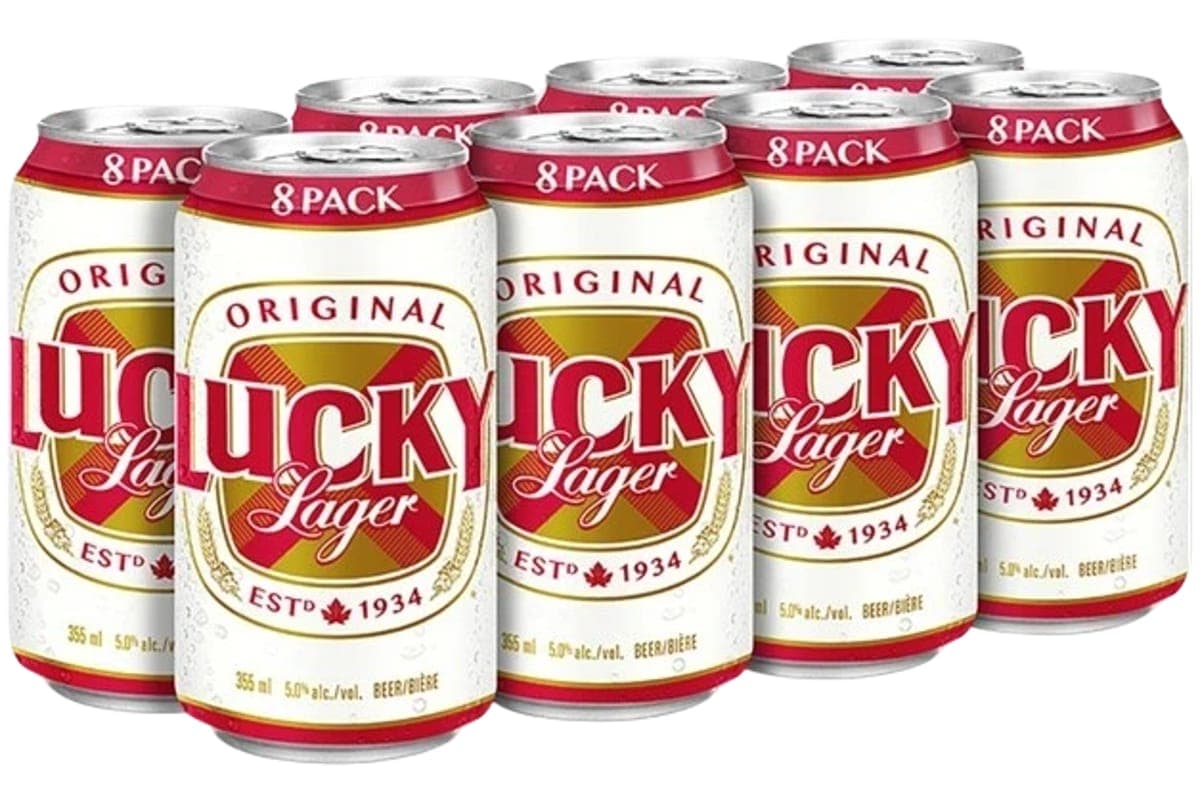 Lucky Lager 355ml 8pk Can