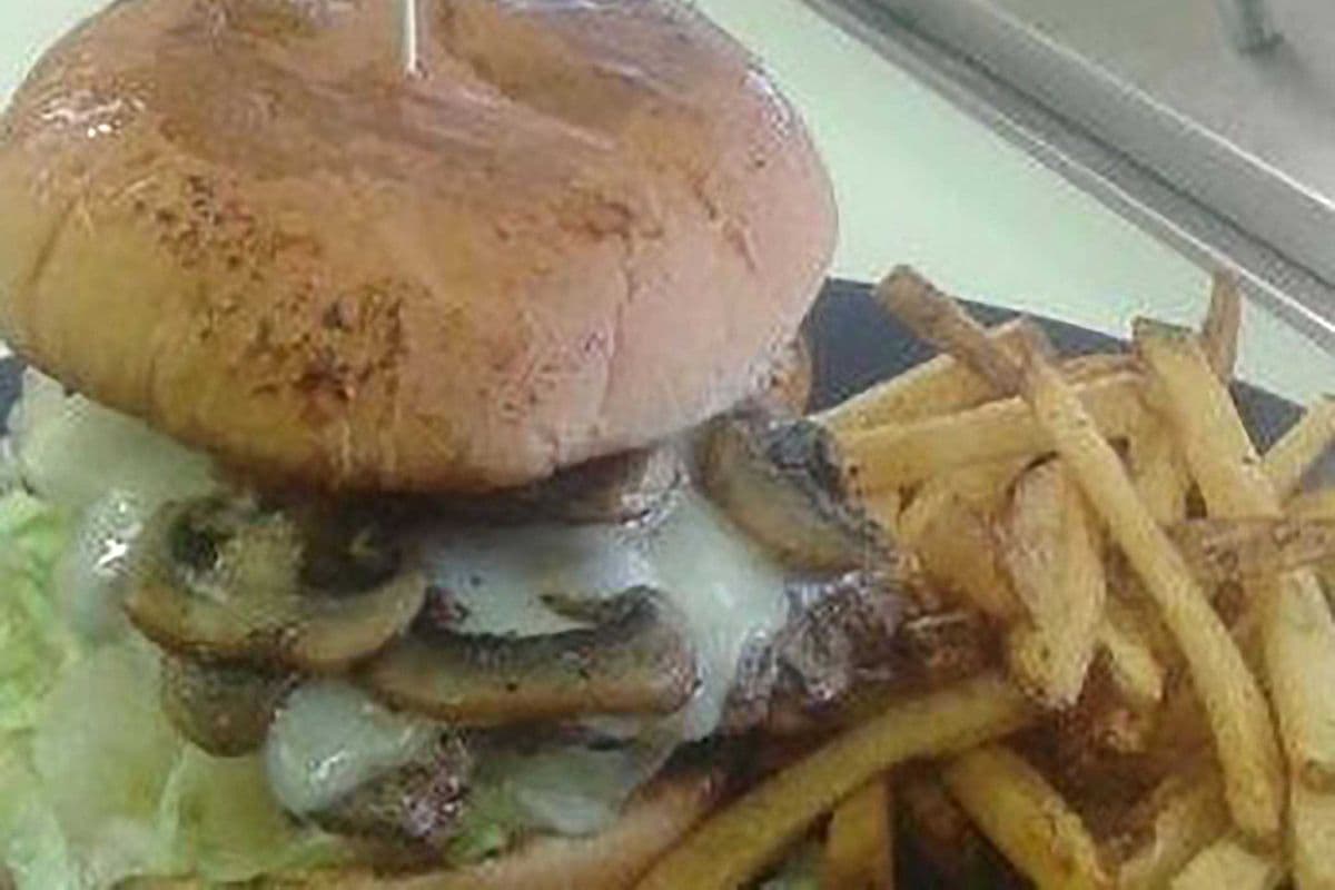 Mushroom & Swiss Burger