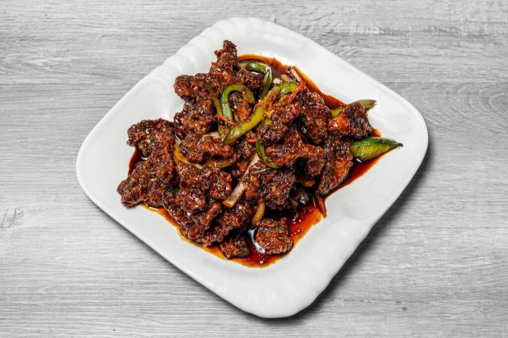 C63. Crispy Beef with Hot and Spicy Sauce🌶️