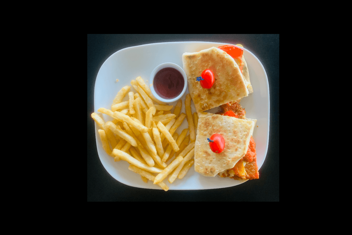 Breaded Veal Focaccia Sandwich