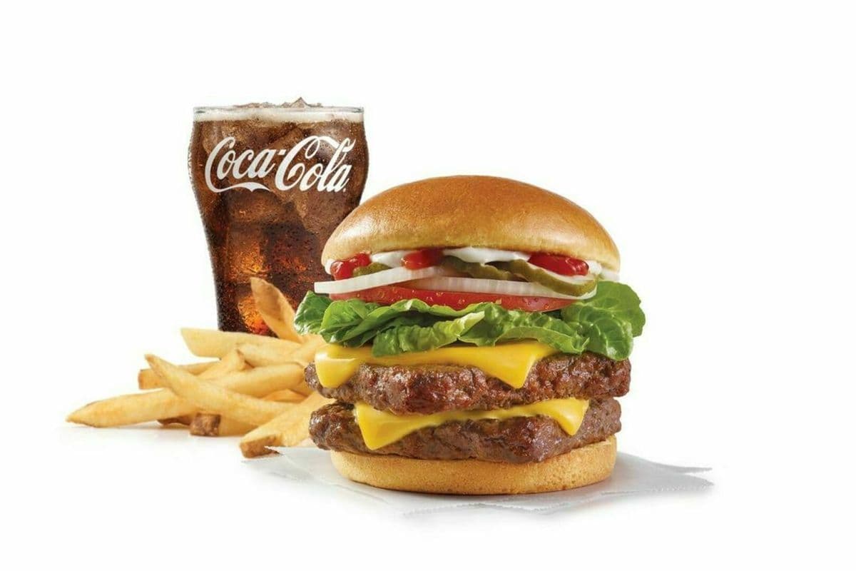 Dave's Double® with Cheese Combo - Medium