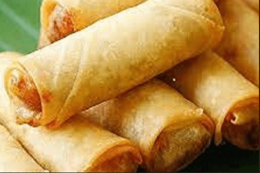 C8. Spring Roll (5 pcs) - 素菜春卷