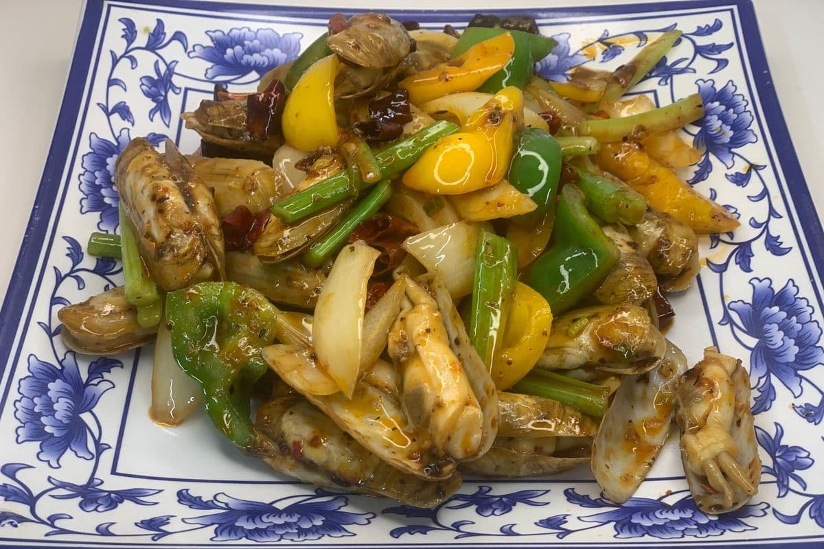 67. Stir-Fried Razor Clam