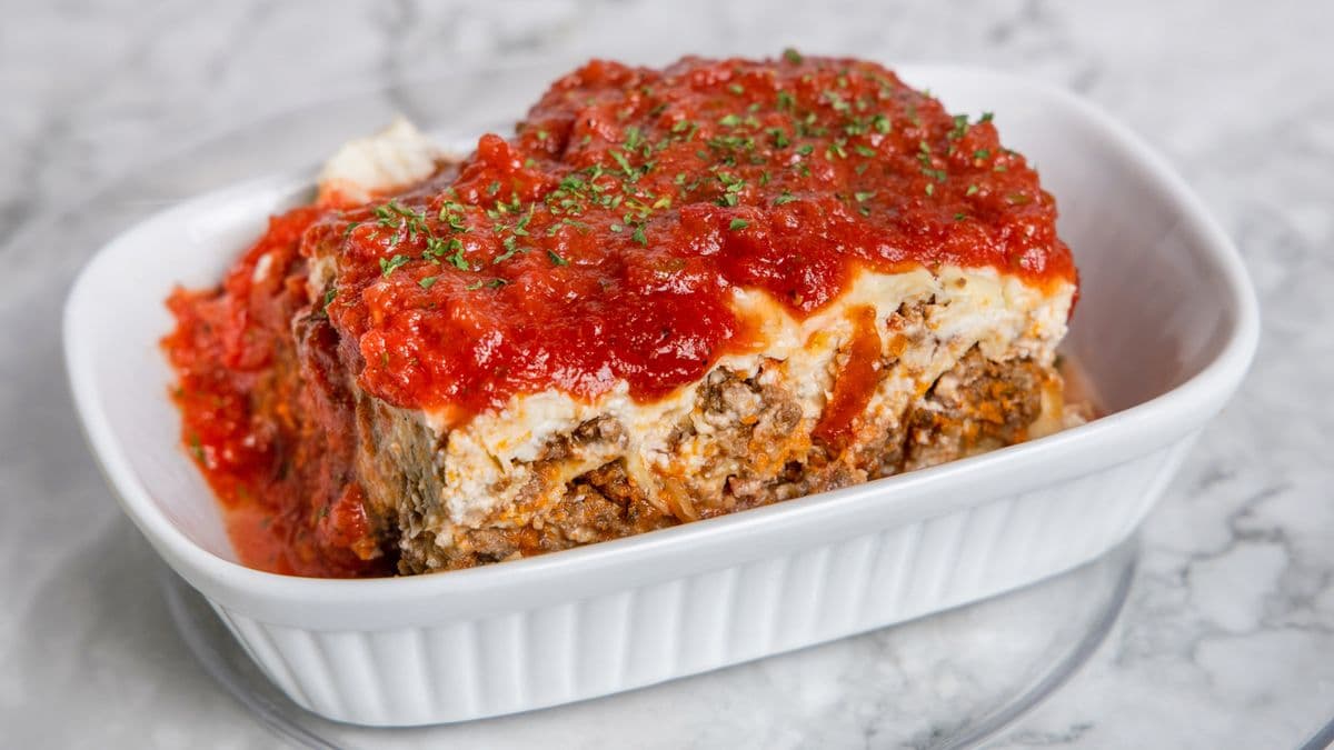Meat Lasagna.