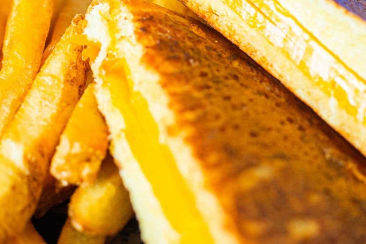 Kids Grilled Cheese and Fries