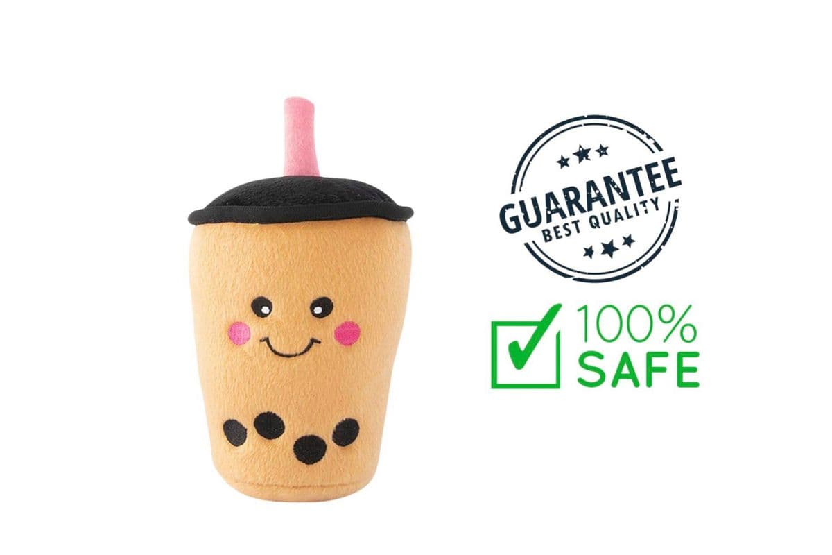 ZippyPaws - Boba Milk Tea Dog Toy