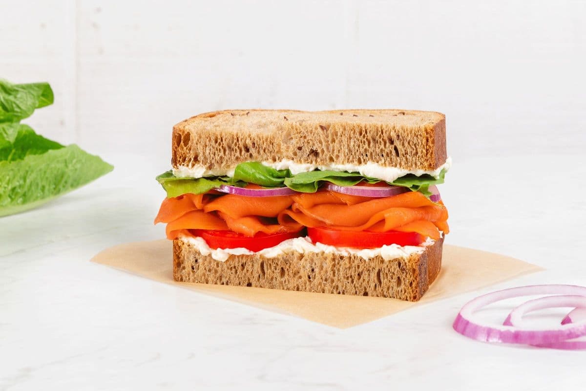 Smoked Salmon Sandwich (Personal)