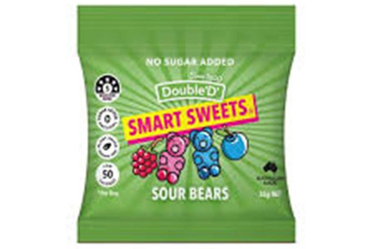 Double 'D' Smart Sweets Sour Bears (No Sugar Added) (50g)