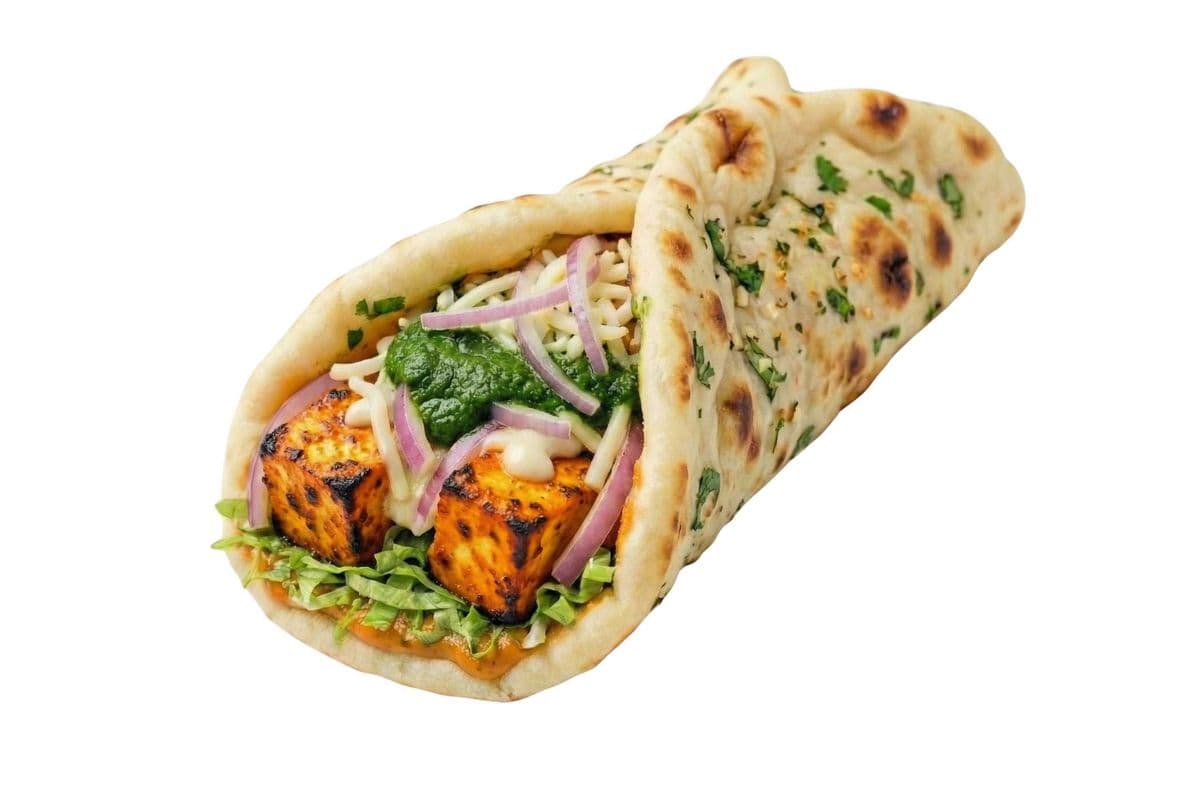 Paneer makhni naan roll