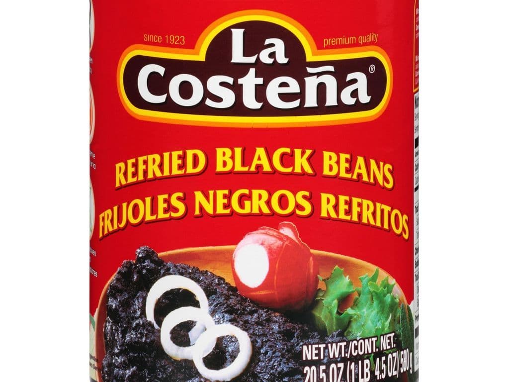 La Costena Refried Black Beans (Can) 580g
