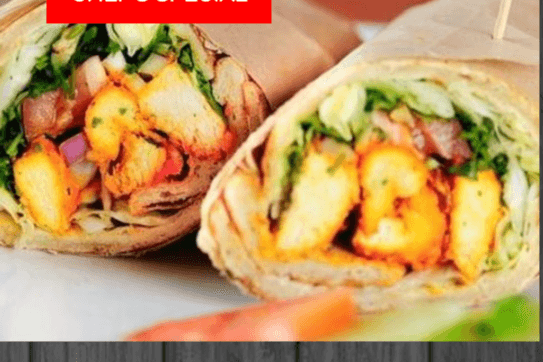 Village Special Paratha Tikka Wrap