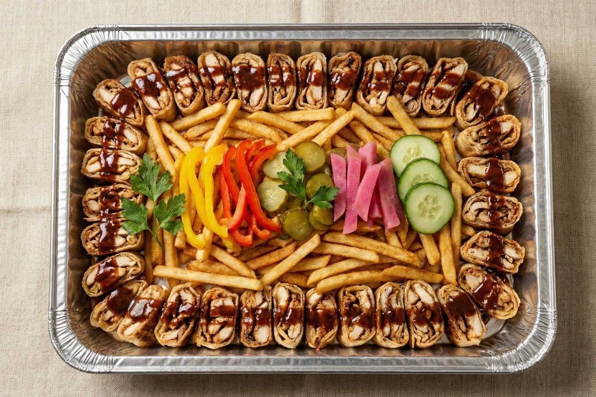 Mixed Shawarma Platter (Feeds 3)
