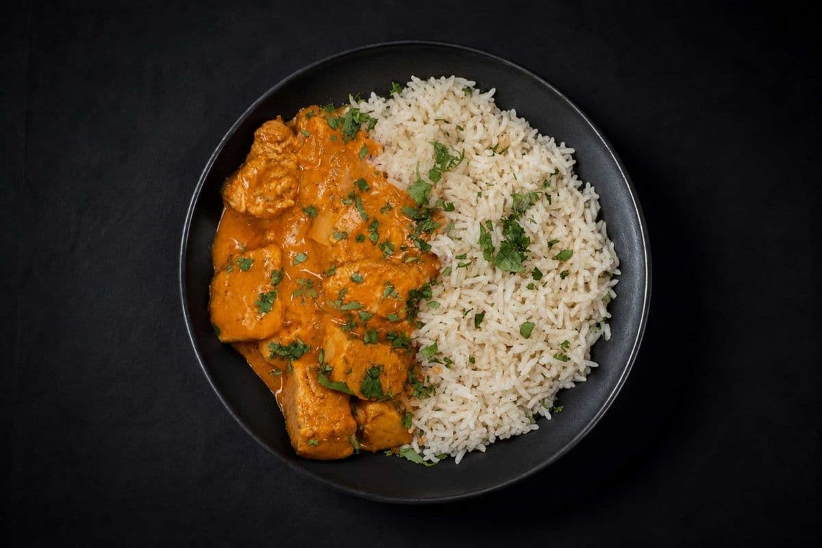 Butter Chicken With Rice