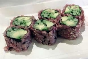 B8. Avocado and Cucumber Brown Rice Roll