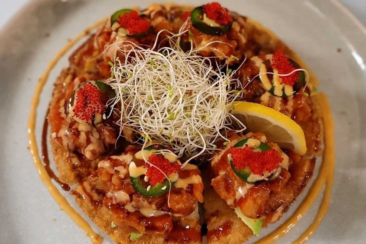 Spicy Sushi Pizza