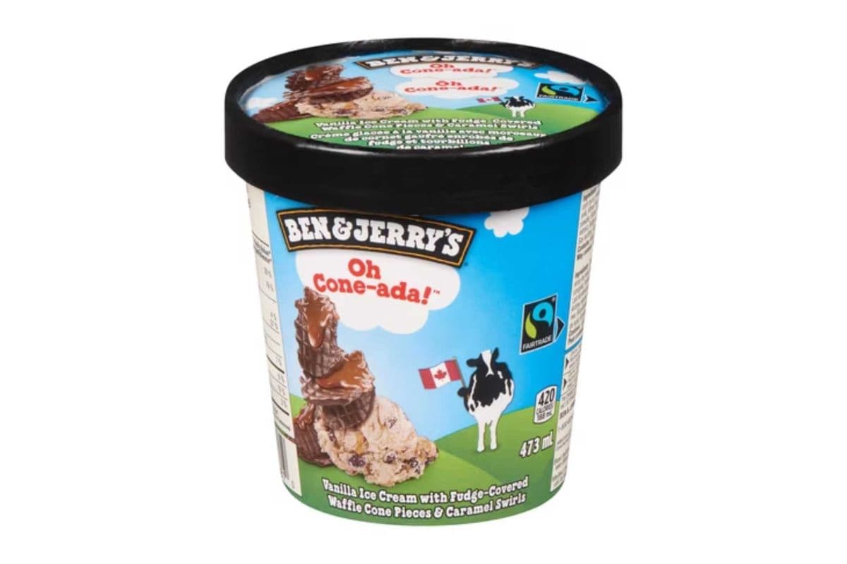 Ben & Jerry's Ice Cream Oh Cone-ada! (473 ml)