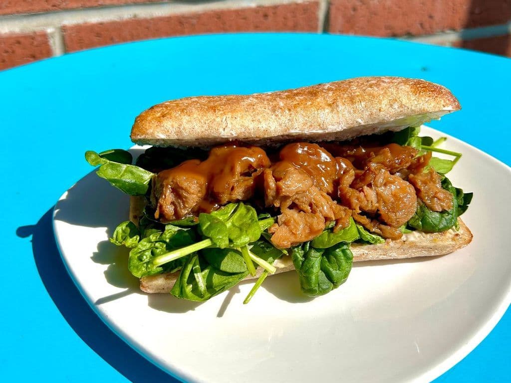 Teriyaki “Chicken” Sandwich (V)