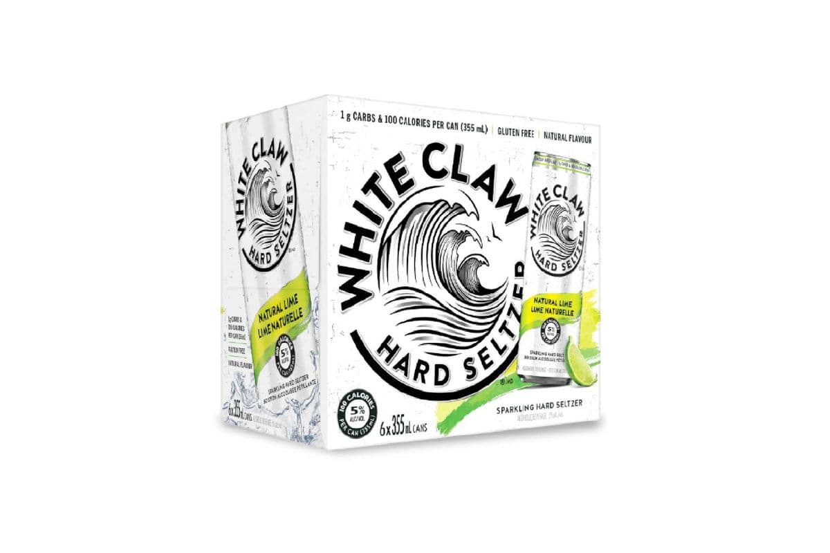 White Claw Hard Seltzer Lime (6 x 355ml)