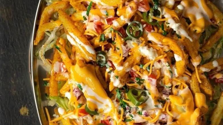 Spicy Cheese Explosion Fries