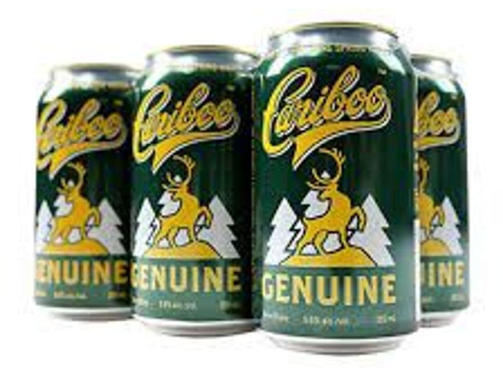 Cariboo Genuine Draft Lager Cans (355 ml x 6 ct)
