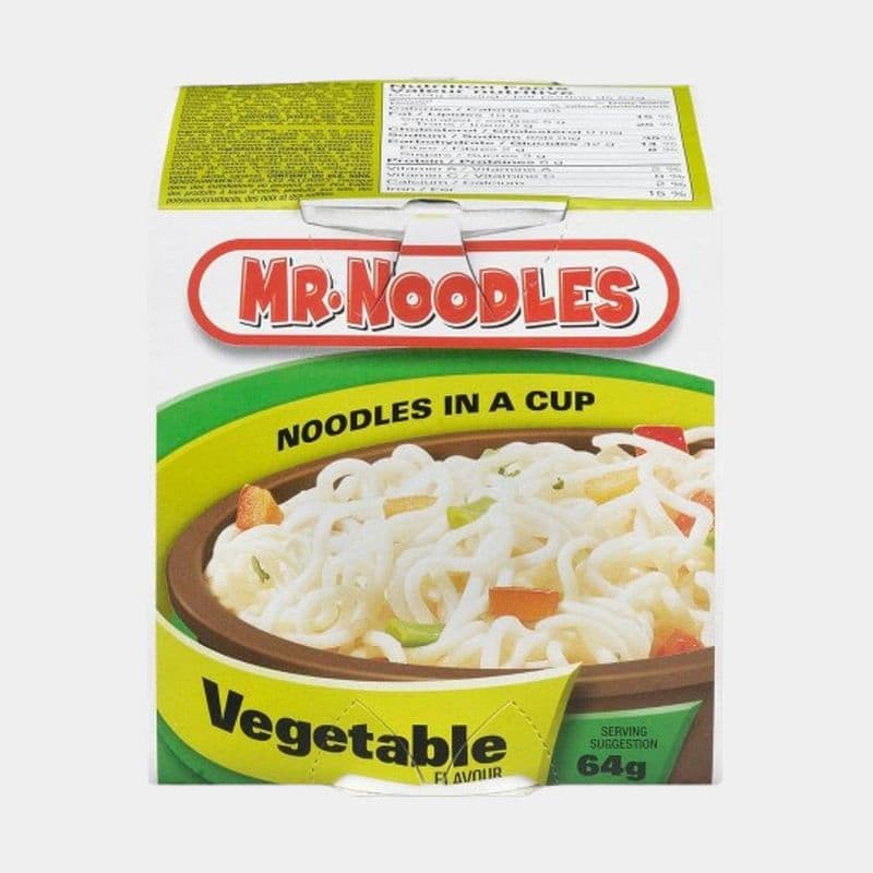 Mr. Noodles Vegetable Flavour Noodles in a Cup