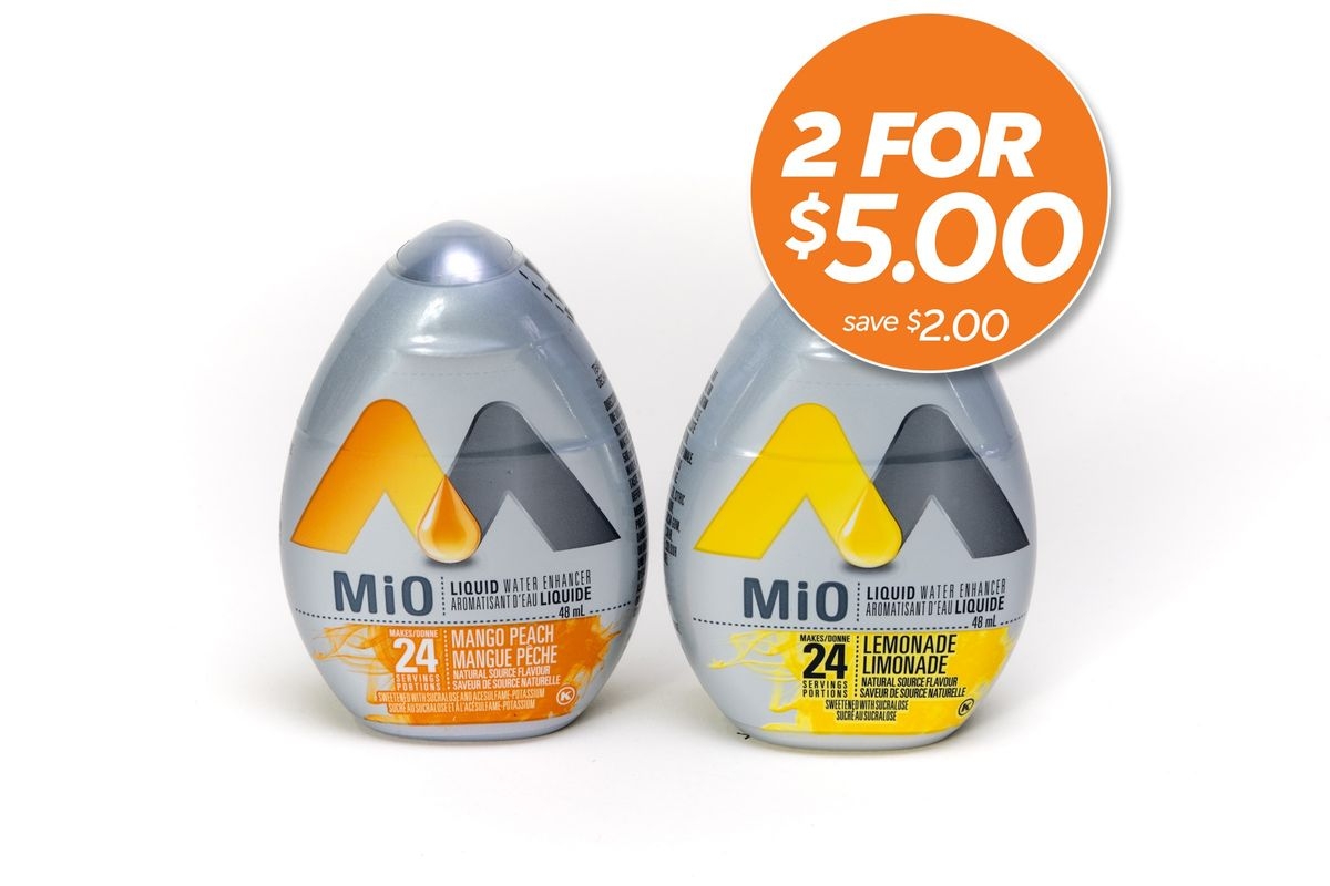 Mio Liquid Water Enhancer 2 For $5