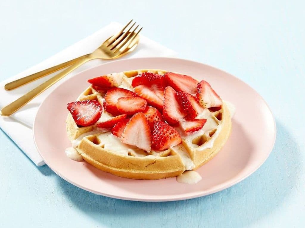 Strawberry & Cream Cheese Waffle