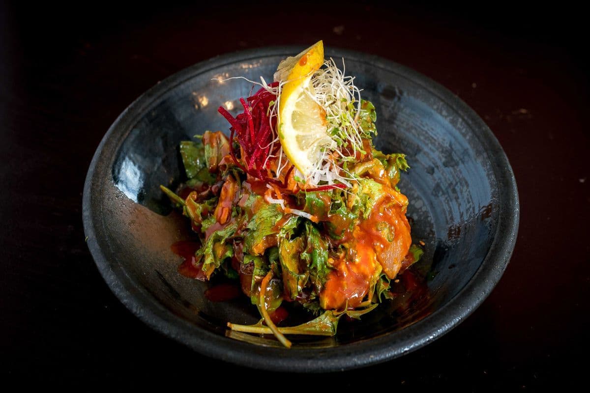 Spicy Salmon Sashimi