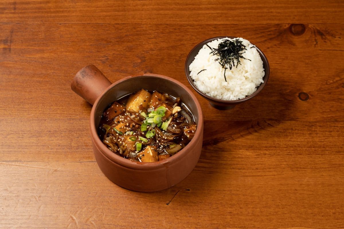 Japanese Mapo Tofu Donburi