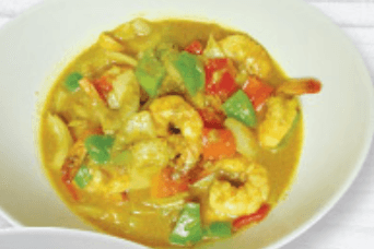 88. Stir-Fried Curry Shrimp