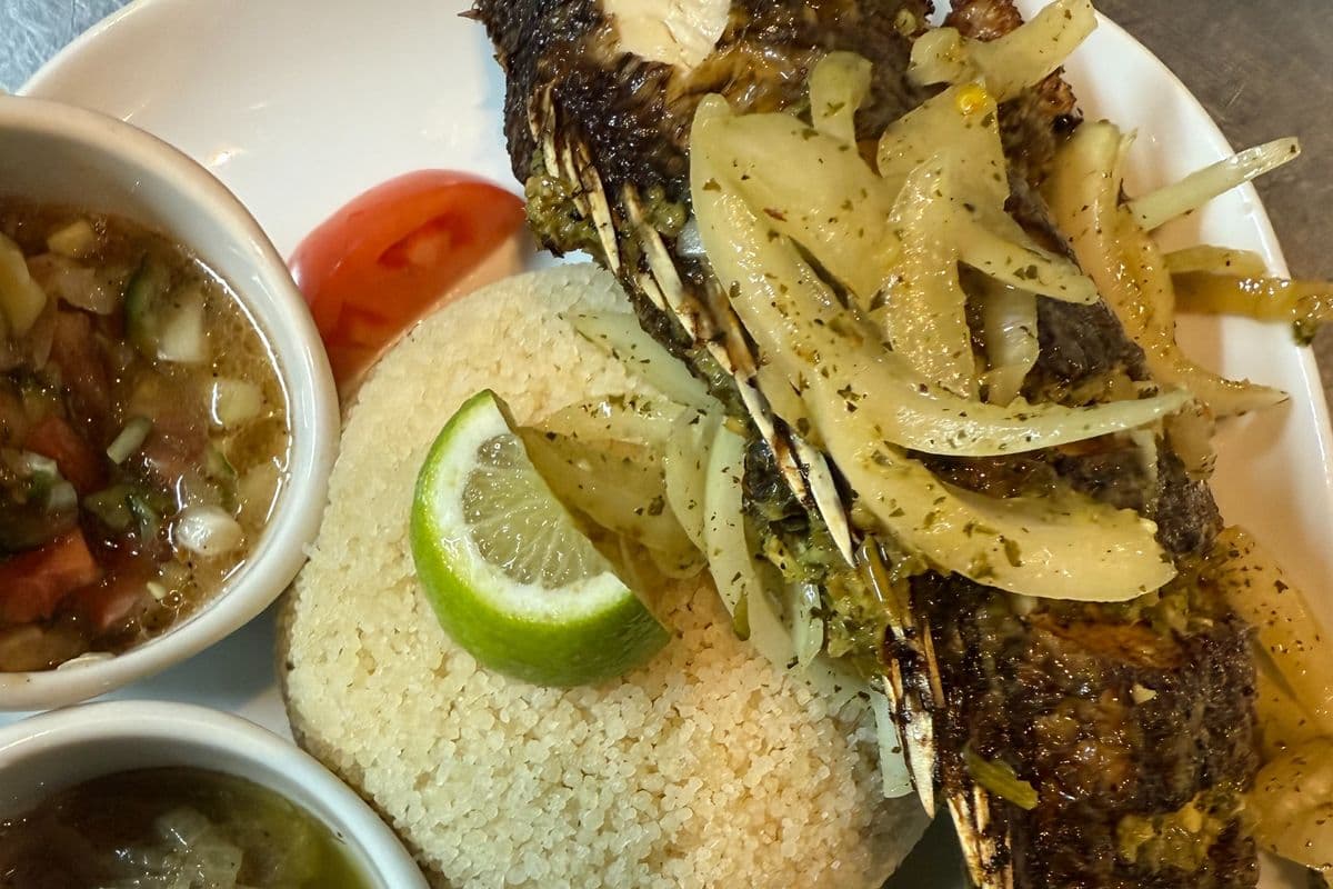 Attiéké poisson entier