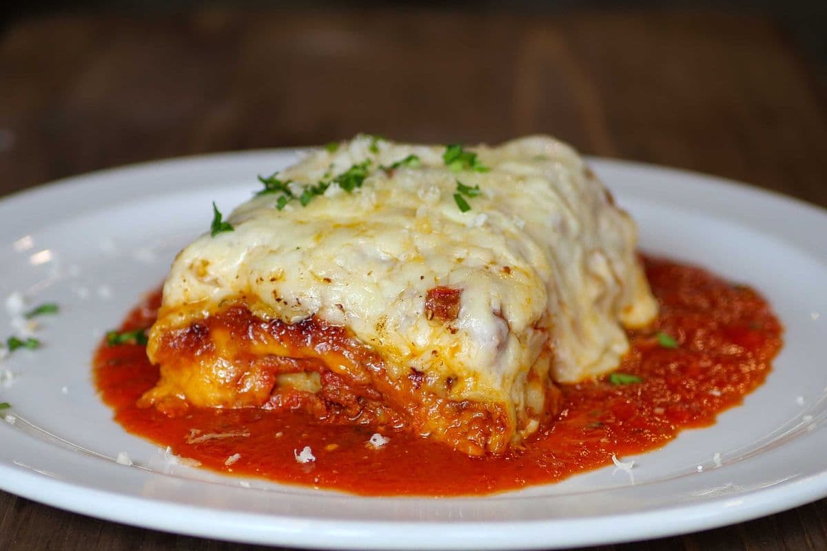 Baked Beef Bolognese Lasagna