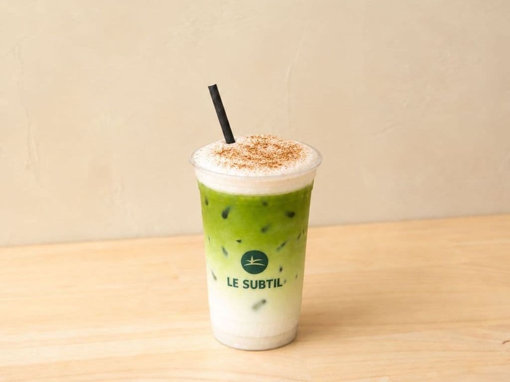 MATCHA GLACE BRIOCHE À LA CANNELLE