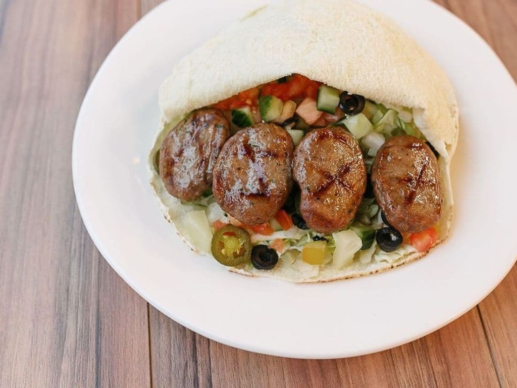 Large Kofte (Grilled Meatballs) Pita Wrap- OO