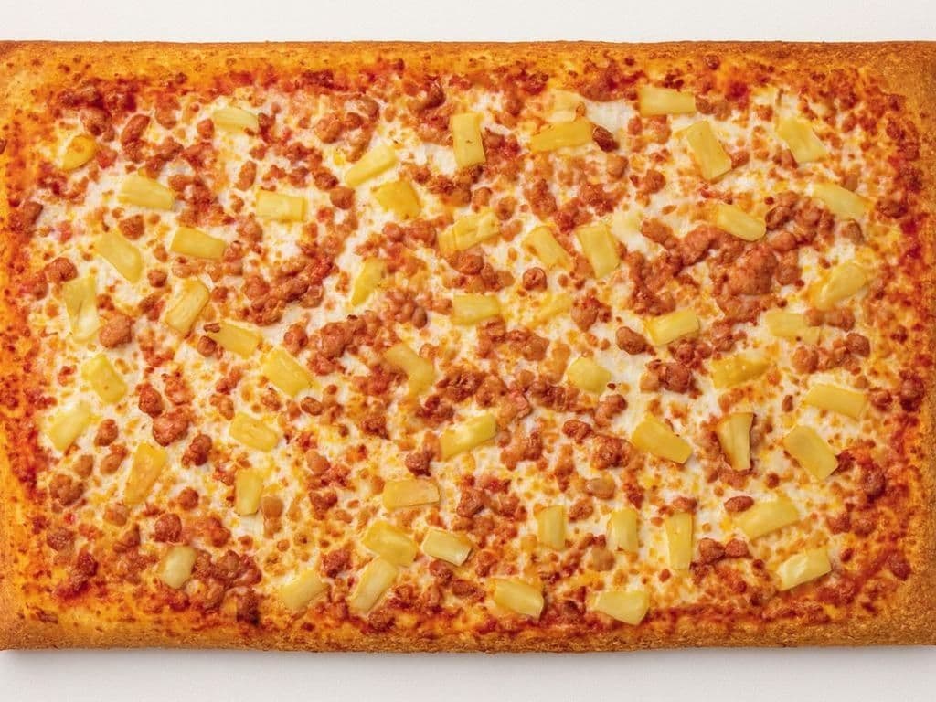 Square Hawaiian Pizza