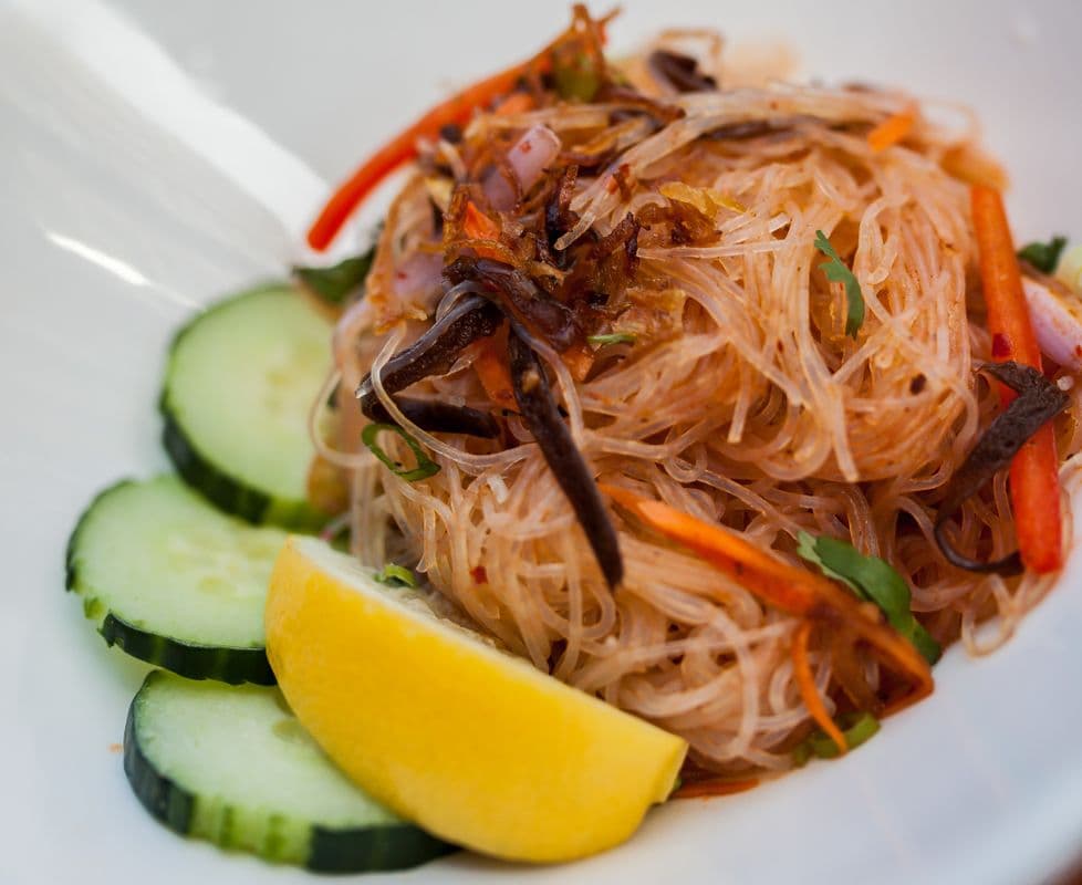 Glass Noodle Salad (Yum Woon Sen)