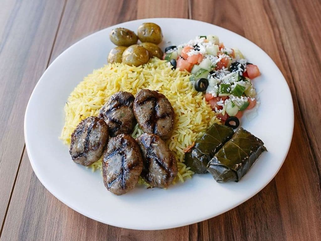 Kofte (Grilled Meatballs) Platter- OO
