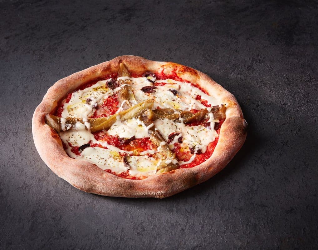 Smoked Tahini and Eggplant Pizza